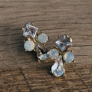 Stone drop post ear